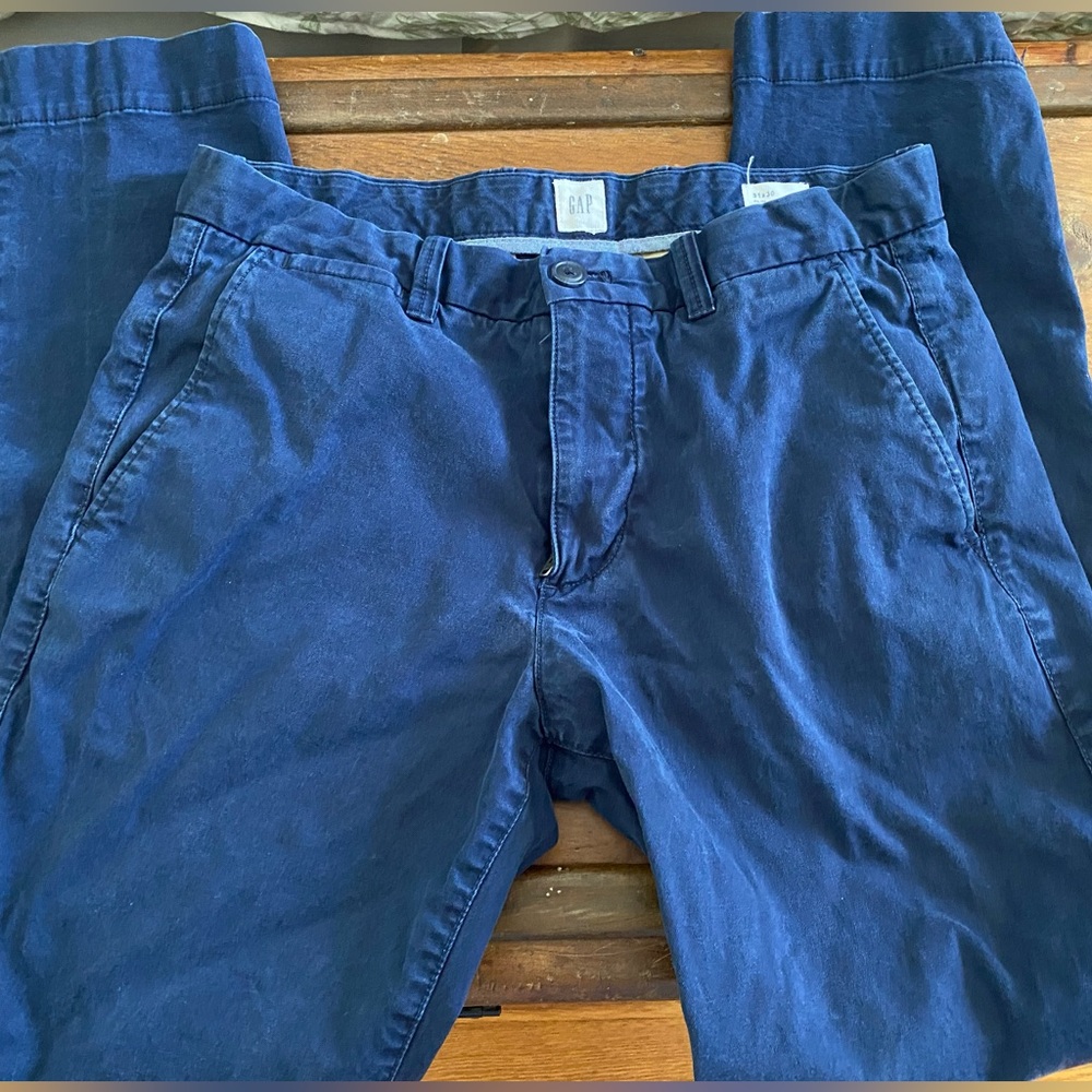 Navy Gap pants. Size 31 x 30